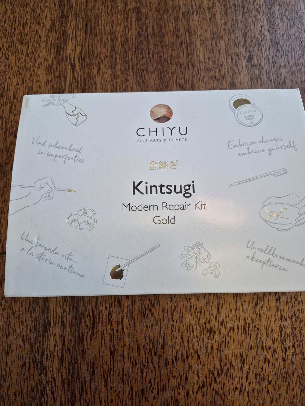 Chiyu Kintsugi Modern Repair Kit — Gold